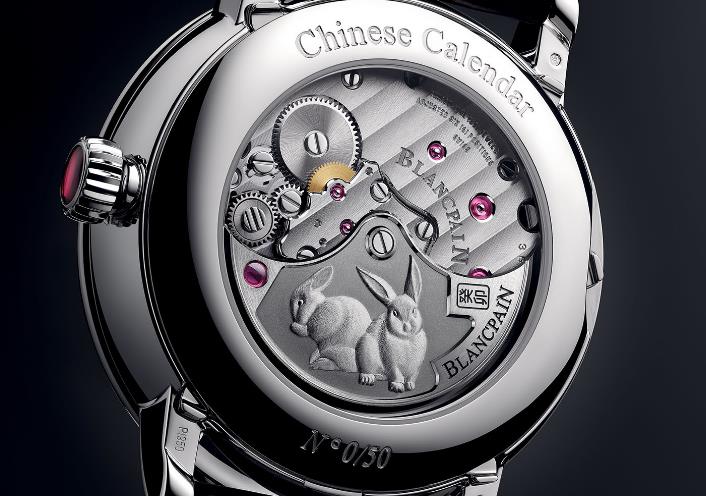 宝珀全新推出中国传统日历水兔年腕表