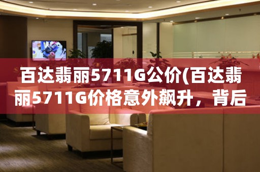 百达翡丽5711G公价(百达翡丽5711G价格意外飙升，背后真相揭秘！)