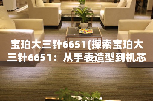 宝珀大三针6651(探索宝珀大三针6651：从手表造型到机芯构造的完全解析)