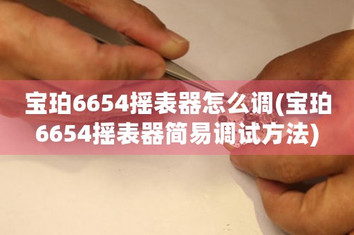 宝珀6654摇表器怎么调(宝珀6654摇表器简易调试方法)