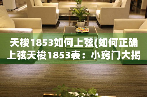 天梭1853如何上弦(如何正确上弦天梭1853表：小窍门大揭秘)