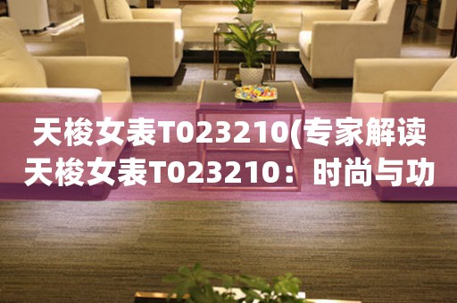 天梭女表T023210(专家解读天梭女表T023210：时尚与功能并重的完美结合)