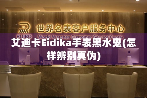 艾迪卡Eidika手表黑水鬼(怎样辨别真伪)