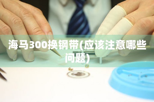 海马300换钢带(应该注意哪些问题)