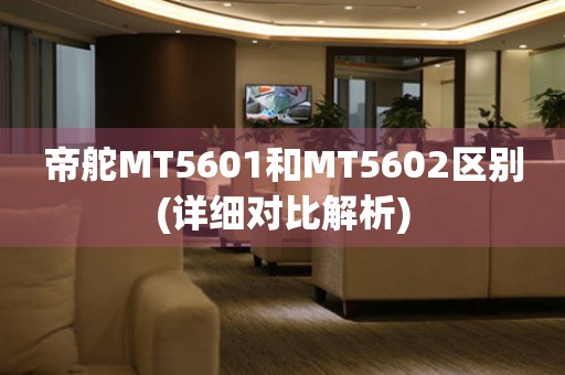 帝舵MT5601和MT5602区别(详细对比解析)