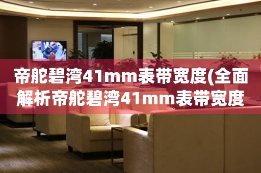 帝舵碧湾41mm表带宽度(全面解析帝舵碧湾41mm表带宽度，适合哪些手腕)