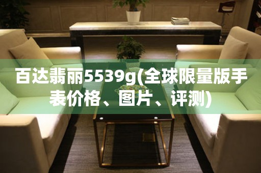 百达翡丽5539g(全球限量版手表价格、图片、评测)