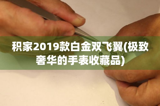 积家2019款白金双飞翼(极致奢华的手表收藏品)