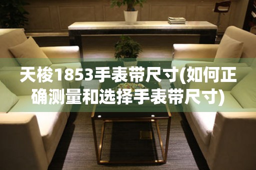 天梭1853手表带尺寸(如何正确测量和选择手表带尺寸)