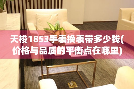 天梭1853手表换表带多少钱(价格与品质的平衡点在哪里)