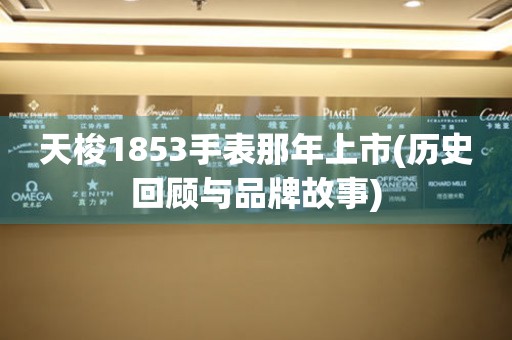 天梭1853手表那年上市(历史回顾与品牌故事)