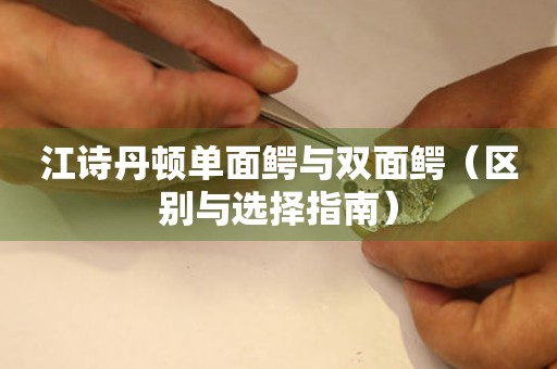 江诗丹顿单面鳄与双面鳄（区别与选择指南）