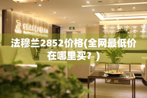 法穆兰2852价格(全网最低价在哪里买？)