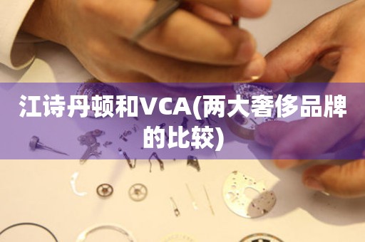 江诗丹顿和VCA(两大奢侈品牌的比较)