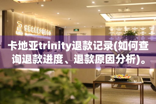 卡地亚trinity退款记录(如何查询退款进度、退款原因分析)。