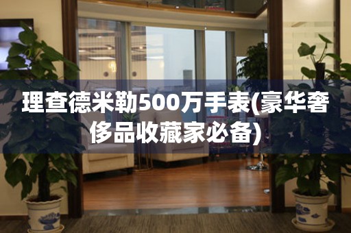 理查德米勒500万手表(豪华奢侈品收藏家必备)