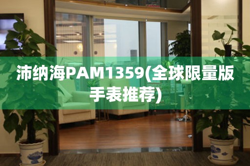 沛纳海PAM1359(全球限量版手表推荐)