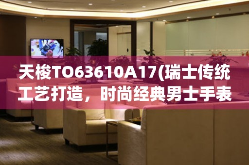 天梭TO63610A17(瑞士传统工艺打造，时尚经典男士手表推荐)