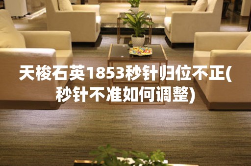 天梭石英1853秒针归位不正(秒针不准如何调整)