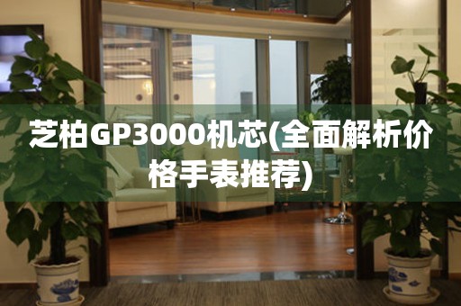 芝柏GP3000机芯(全面解析价格手表推荐)