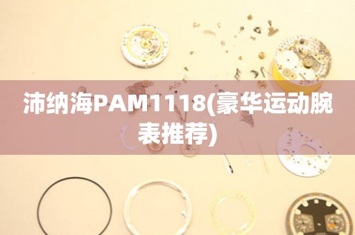 沛纳海PAM1118(豪华运动腕表推荐)