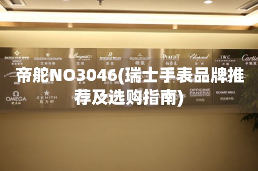 帝舵NO3046(瑞士手表品牌推荐及选购指南)