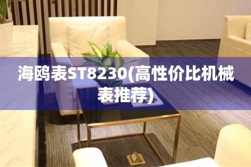 海鸥表ST8230(高性价比机械表推荐)