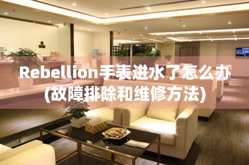 Rebellion手表进水了怎么办(故障排除和维修方法)