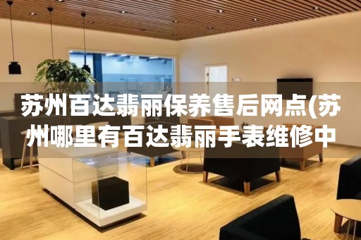 苏州百达翡丽保养售后网点(苏州哪里有百达翡丽手表维修中心)