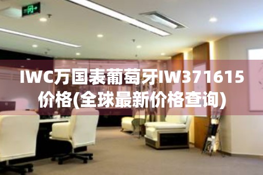 IWC万国表葡萄牙IW371615价格(全球最新价格查询)