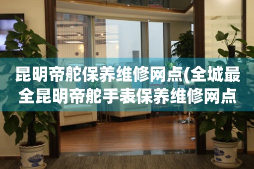 昆明帝舵保养维修网点(全城最全昆明帝舵手表保养维修网点推荐)