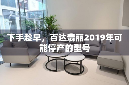 下手趁早，百达翡丽2019年可能停产的型号