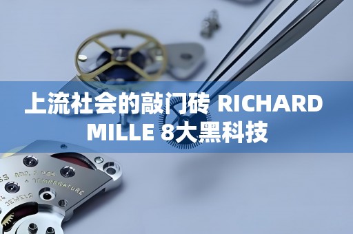 上流社会的敲门砖 RICHARD MILLE 8大黑科技