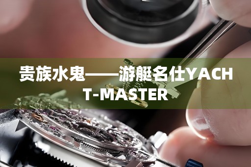 贵族水鬼——游艇名仕YACHT-MASTER