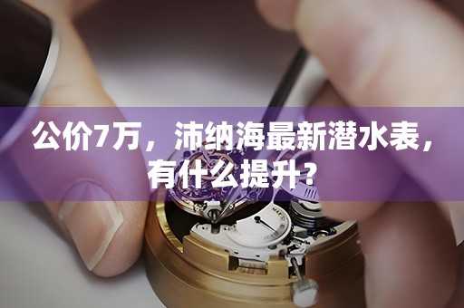 公价7万，沛纳海最新潜水表，有什么提升？