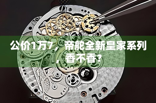 公价1万7，帝舵全新皇家系列，香不香？