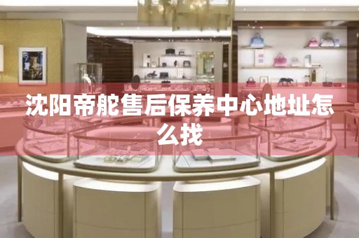 沈阳帝舵售后保养中心地址怎么找