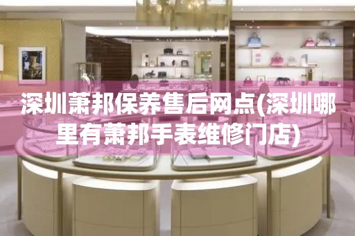 深圳萧邦保养售后网点(深圳哪里有萧邦手表维修门店)