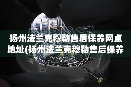 扬州法兰克穆勒售后保养网点地址(扬州法兰克穆勒售后保养网点地址查询攻略)