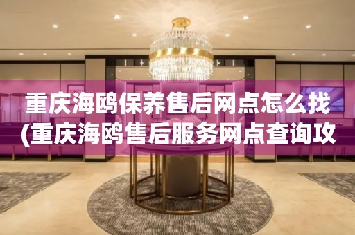 重庆海鸥保养售后网点怎么找(重庆海鸥售后服务网点查询攻略)