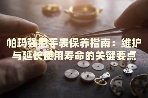 帕玛强尼手表保养指南：维护与延长使用寿命的关键要点